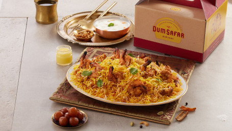 Prawns Dum Biryani (Serves 2)