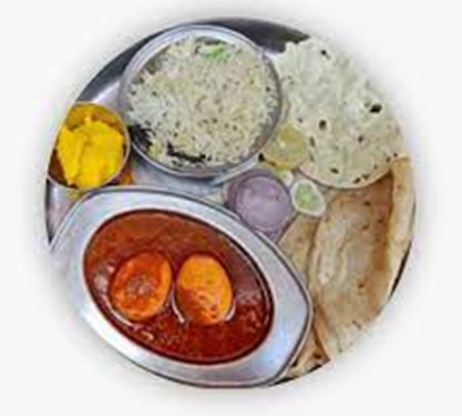 Egg Curry Thali [Oil]