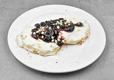 Blueberry Lemon Cream Cheese Pancakes