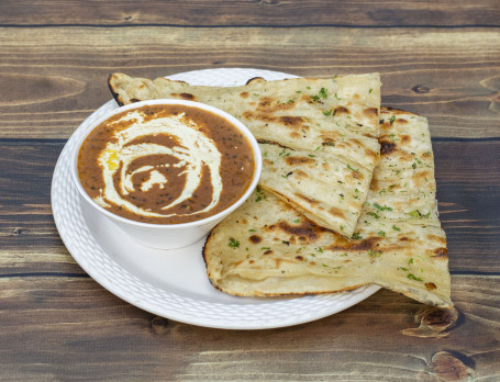 Dal Makhani With Butter Naan (1 Pc)