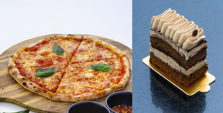 Combo Deal: Regular Size Fire Oven Pizza Mocha Pastry Combo Sourdough