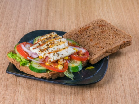 Veg Herbed Sandwich With Grilled Paneer Slice