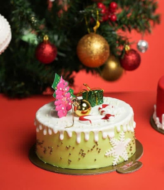 Chocolate Truffle Christmas Cake 500 Gm