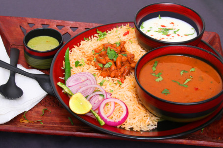 Rajma Chawal Curd