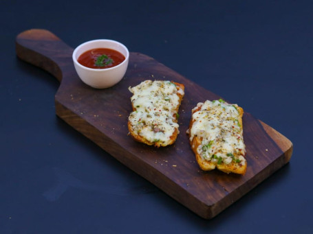 Corn And Cheese Garlic Bread [3 Pieces]