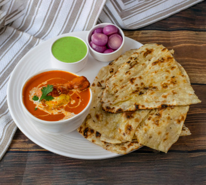 Quarter Butter Chicken With 2 Butter Naan