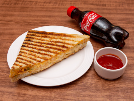 4 Pcs Grilled Sandwich Coke