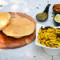 Puri With Aloo Bhujiya