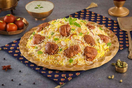 Dum Gosht Mutton Biryani Boneless Serves 4]