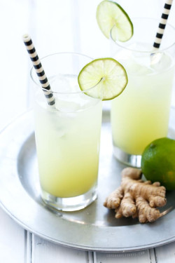 Fresh Ginger Lemon Soda