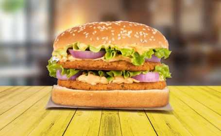 Poulet États-Unis Du Punjab Double Patty Burger