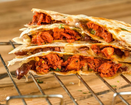 Bbq Chicken And Veggies Quesadilla