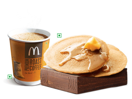 Hot Cake With Beverage
