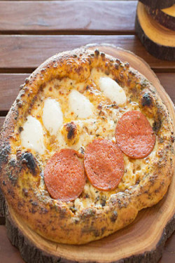 Pepproni Wood Fired Pizza Half Half