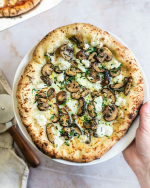 7 Regular Cheese Mushroom Pizza (Serve 1)