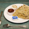 Gobhi Pyaj Paratha +Butter+Pickle