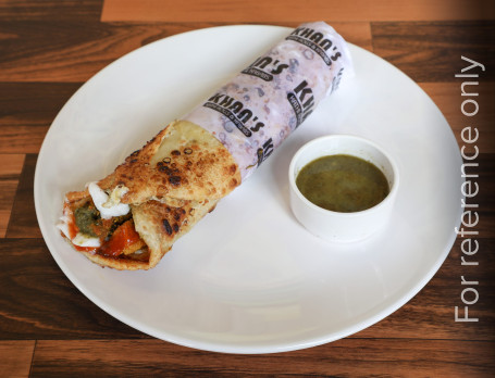 Single Egg Paneer Kathi Roll