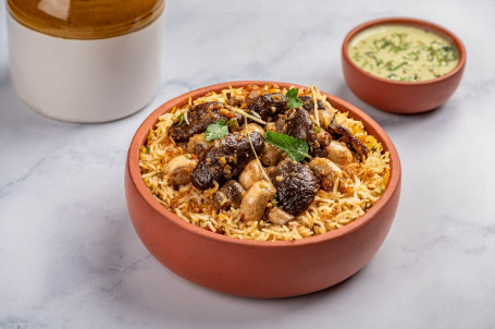 Trio Mushroom Biryani