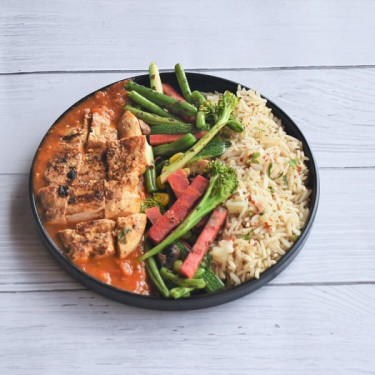 Grilled Chicken Brown Rice Meal