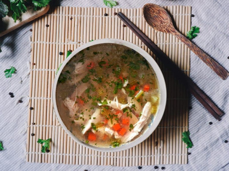 Asian Smoked Chicken Soup