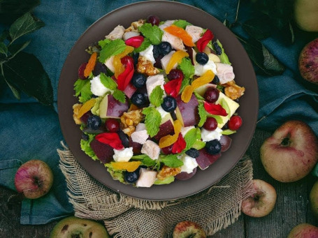 Berry Chicken Waldorf Crunch Salad