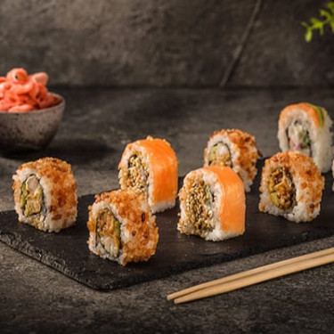 Fiery Salmon Sushi