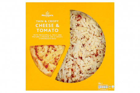 Morrisons Thin Crispy Cheese Feast Pizza