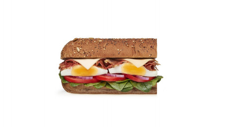 Bbq Bacon Et Oeuf Subway Breakfast Six Inch