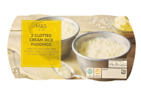 M S Clotted Cream Rice Puddings