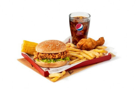 Zinger Reg; Burger Piece Box Meal
