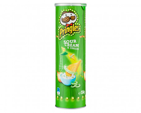 Pringles Chips Crème Sure Et Oignon