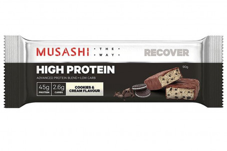 Musashi Cookies Cream Protein Bar