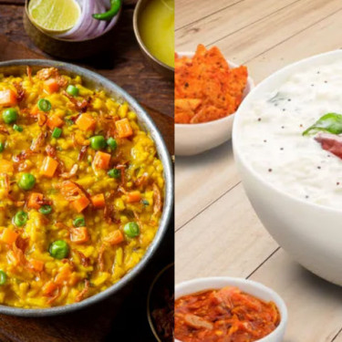 Mix Veggies Khichdi Classic Curd Rice