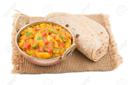 Punjabi Aloo Masala 4 Mcx Beurre Tawa Roti