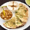 Amritsari Garlic Kulche With Chole
