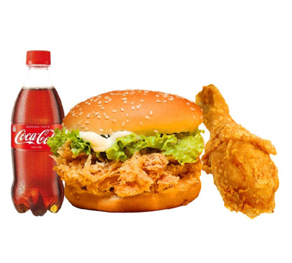 Chicken Burger Combo-B