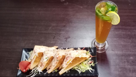 Triple Cheese Sandwich Iced Tea