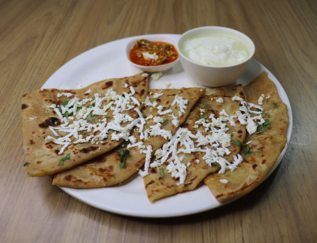 Aaloo Onion Paneer Paratha