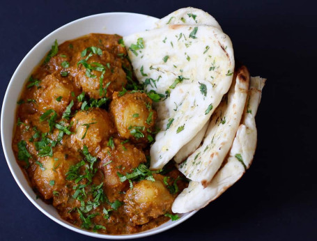 Dum Aloo 2 Pcs Butter Naan