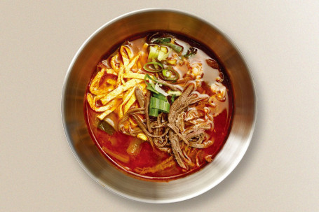 Yukgaejang Spicy Beef Noodle Soup With Small Rice