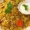 Special Veg Hyderabadi Biryani Boondi Raita