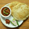 Chole Bhatoore With Salad And Pickle