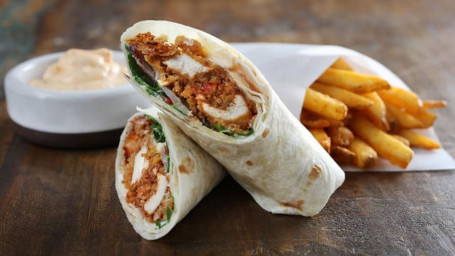 Crispy Chicken Finger Wrap