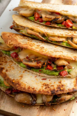 Corn Mushroom Quesadillas