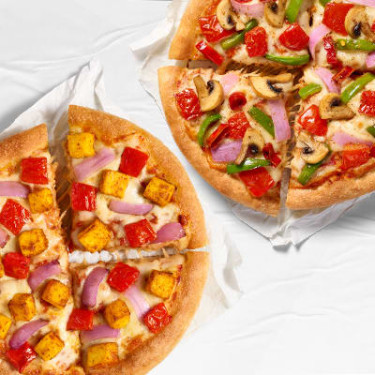 Super Value Deal : 2 Pizzas Végétariennes Personnelles À Partir De Rs 299 (Économisez Jusqu'à 47