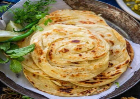 2 Paneer Paratha Raita Sweet (2 Pcs)