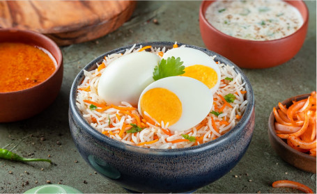 Egg Biryani 800 Gms 2 Eggs