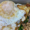 Street Style Holy Basil Chicken with Fried Egg