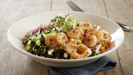 Power Bowl De Chou-Fleur Et Quinoa Aux Crevettes