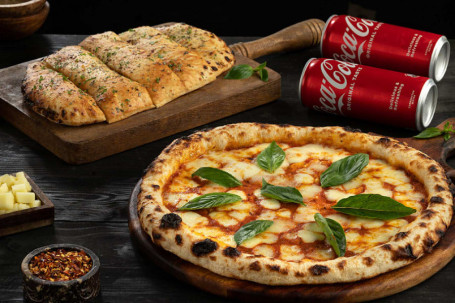 Naples Margherita Pizza Combo Meal For Two (1+1+2)